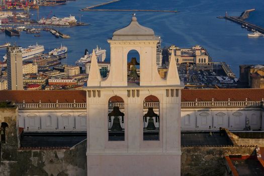 Italy, Campania, Naples, historical centre classified as World Heritage by UNESCO, general view of the city, High quality photo