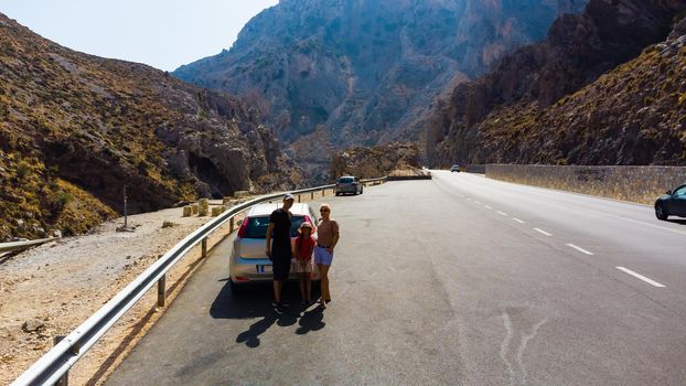 Great mountain landscape. Greece, Crete