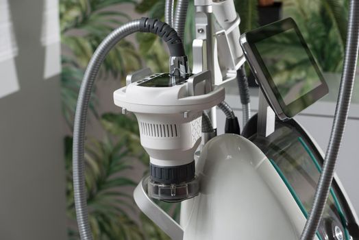 modern device for vacuum roller massage. Vacuum roller systems.