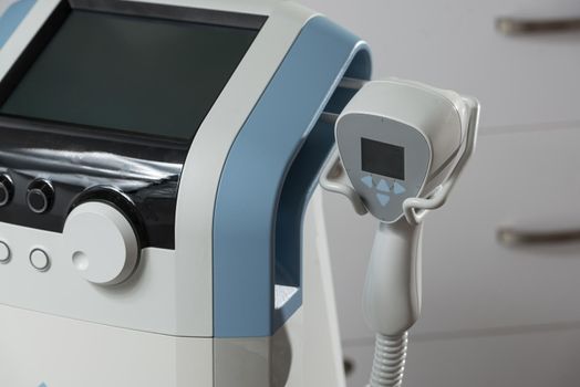 Close-up photo of The device simultaneously combine radio frequency and ultrasound to tighten skin and address body concerns.