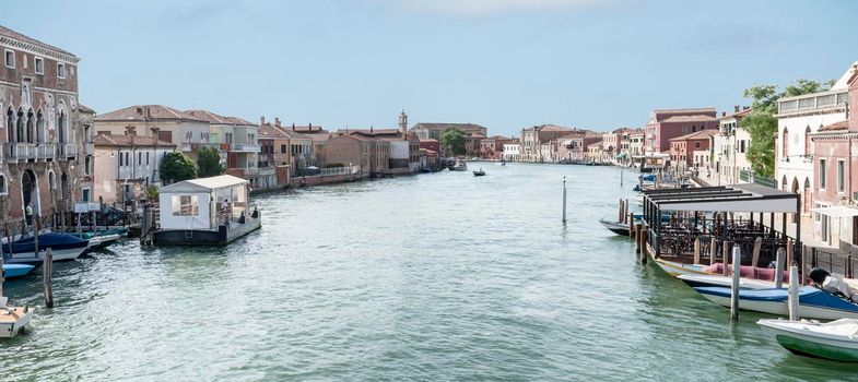 Overview of the Cannareggio canal in Murano, Venice