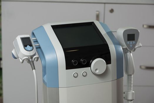 Close-up photo of The device simultaneously combine radio frequency and ultrasound to tighten skin and address body concerns.