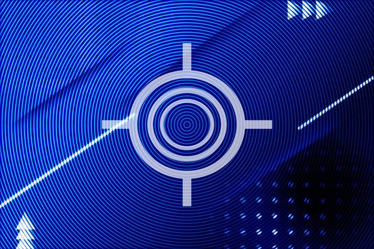 Abstract blue modern elegant design background