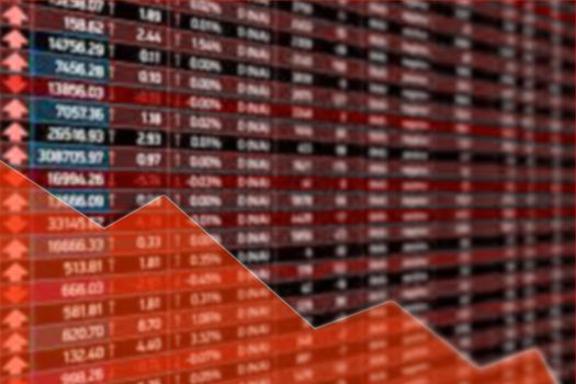 finance market graph show business volatility