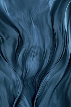 A silky blue background.