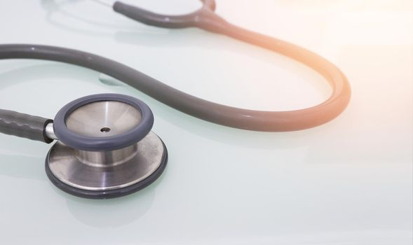 Medical stethoscope for examination care fot health