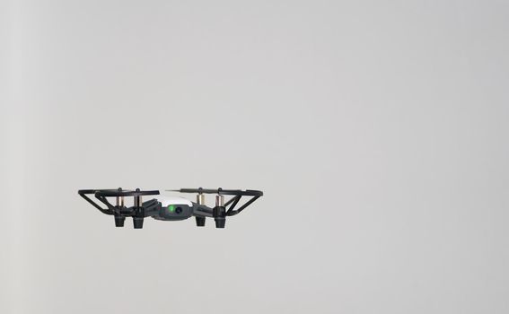 drone technology fly shot in air