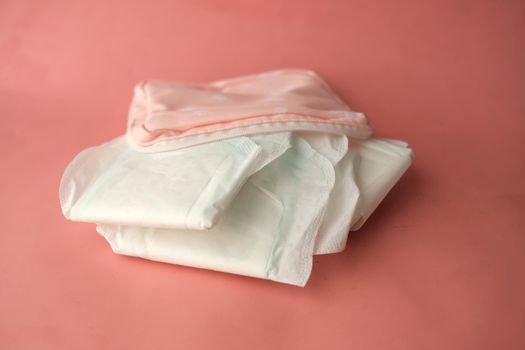 close up of sanitary pad on a table .