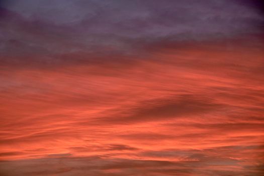 Sunset. Heaven, orange sky Sun rays Wallpaper Clouds