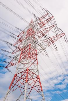 Pylons near Darmstadt (germany)