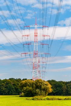 Pylons near Darmstadt (germany)