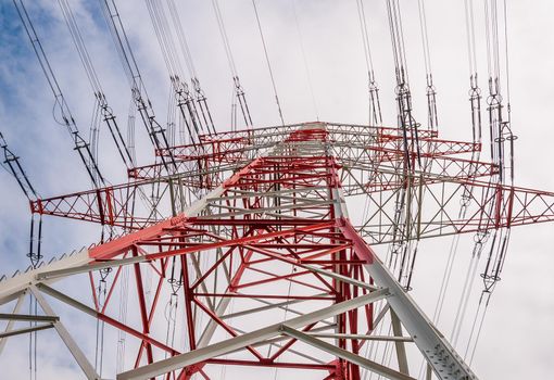 Pylons near Darmstadt (germany)