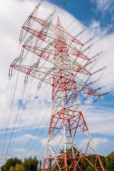 Pylons near Darmstadt (germany)