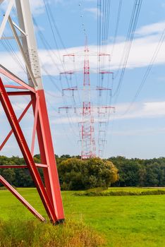 Pylons near Darmstadt (germany)