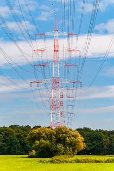 Pylons near Darmstadt (germany)