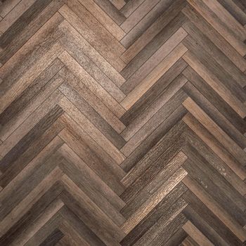 3d illustration of a dark wooden parquet 