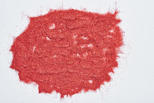 Abstract texture. Red glitter background