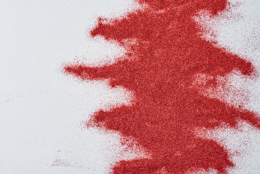 Abstract texture. Red glitter background