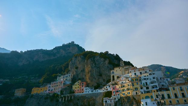travel in Italy series - view of beautiful Amalfi.