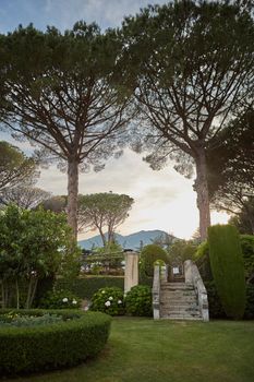 Villa Cimbrone in Ravello Amalfi Coast Italy.