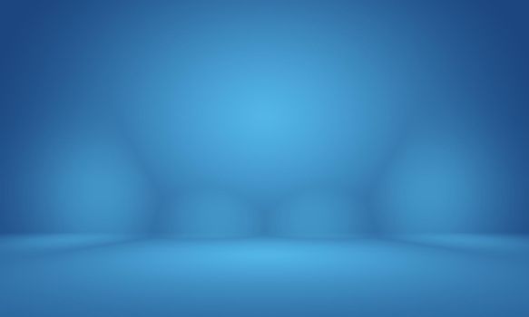 Abstract Smooth Dark blue with Black vignette Studio well use as background,business report,digital,website template,backdrop