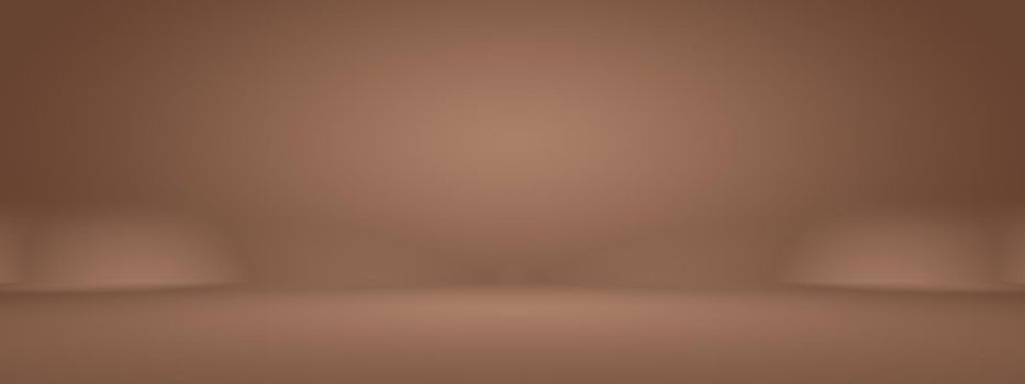 Abstract Smooth Brown wall background layout design,studio,room,web template,Business report with smooth circle gradient color.