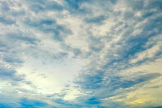 Beauty colorful clouds at the sky. Nature background