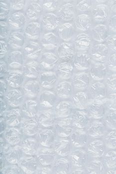 Packing bubble wrap for parcels on a White background in full screen