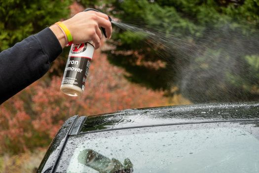 car wash cleaning and prepare for detailing