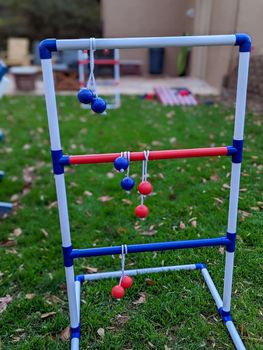 ladder toss outdoor backyard game for family