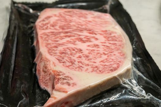 Premium Rare Slices many parts of Wagyu A5 beef with high-marbled texture