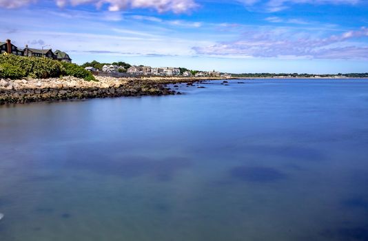 coastline and waterfront near newport rhode island