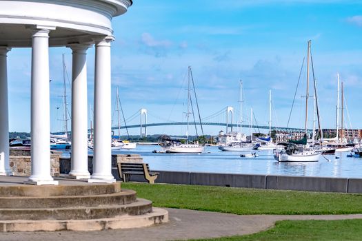 newport rhode island scenic views at harbour