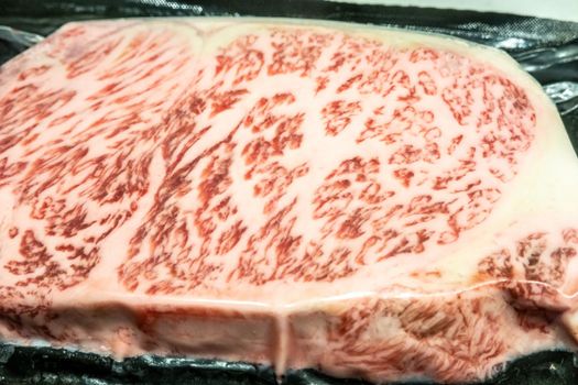 Premium Rare Slices many parts of Wagyu A5 beef with high-marbled texture