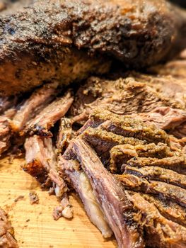 Homemade Smoked Barbecue Beef Brisket