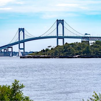 Jamestown Bridge newport bridge in newport rhode island