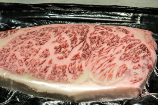 Premium Rare Slices many parts of Wagyu A5 beef with high-marbled texture