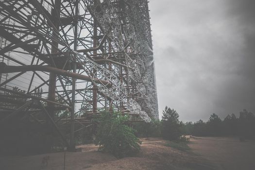 Soviet over-the-horizon radar station Duga in the Chernobyl exclusion zone