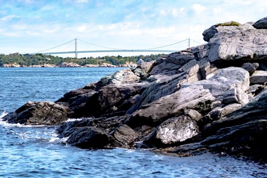 castle hill lighthouse in newport rhode island 