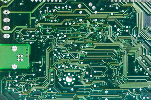 Electronic motherboard, isometric processor microchip