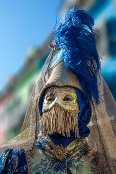 VENICE, ITALY - Febrary 20 2020: The masks of the Venice carnival 2020