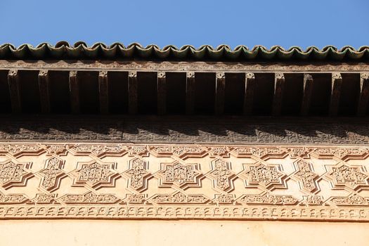 Saadiens Tombs in Marrakech City in Morocco