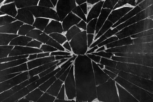 View of the broken glass, phone or tablet screen. Repair of equipment. Background