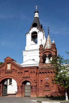 Yegoryevsk, Moscow region, Russia - 19 May , 2021, Holy Trinity Mariinsky Monastery in Yegoryevsk