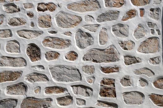 ancient stone wall texture for natural background close-up.