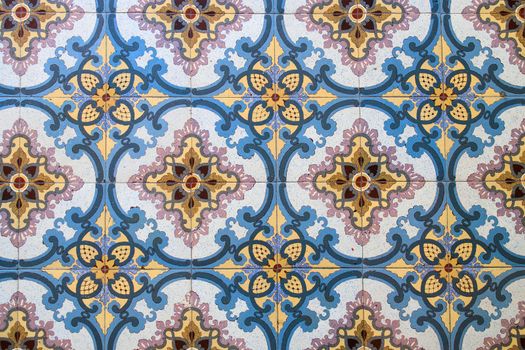 Samples of the famous Metlakh tiles, popular more than a hundred years ago. Pattern