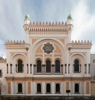 Exterior view of Spanish Synagogue, Prague, Czech Republic