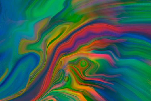 Abstract multi-colored fantasy liquid background.