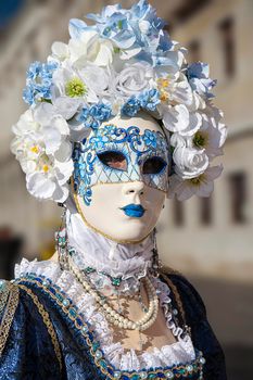 VENICE, ITALY - Febrary 20 2020: The masks of the Venice carnival 2020