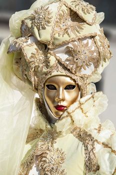 VENICE, ITALY - Febrary 20 2020: The masks of the Venice carnival 2020